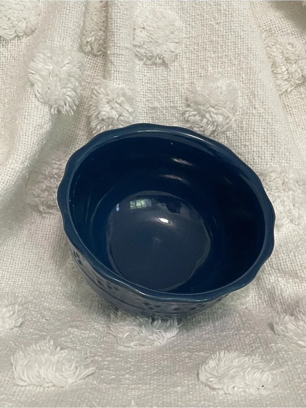 Vintage Bella Glazed Stoneware 5” Bowls by Debby‎ Segura Blue (2)